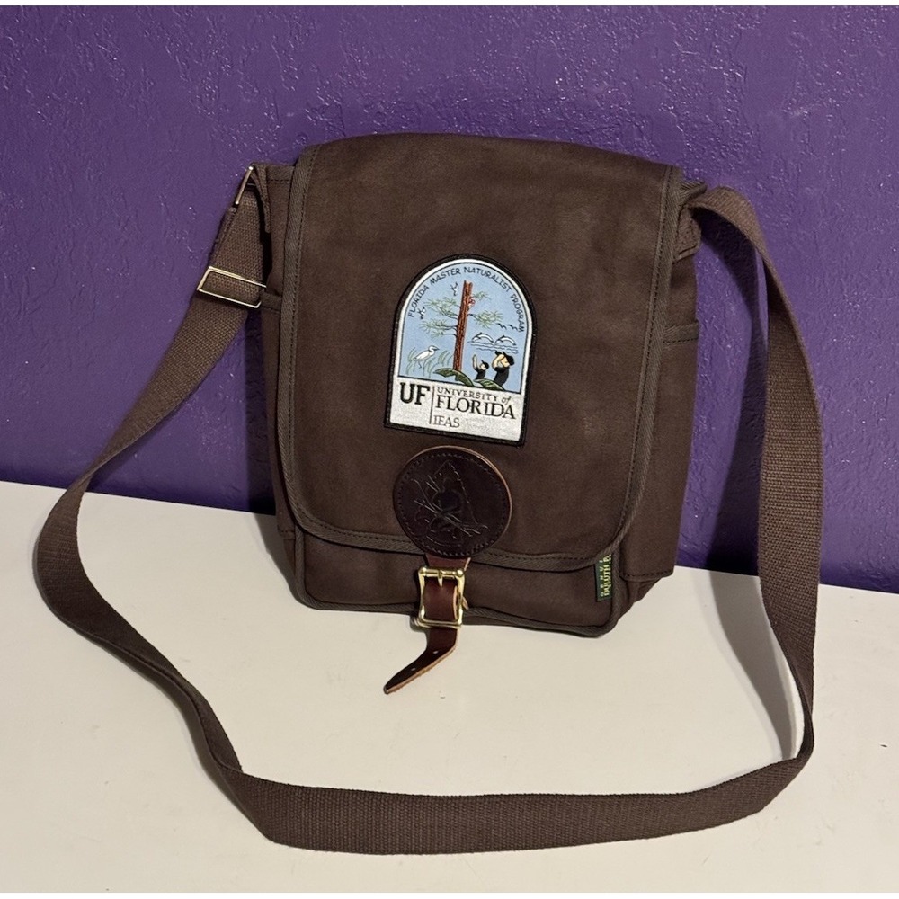 Duluth Pack Haversack Brown Crossbody Shoulder Florida Master Naturalist UF
